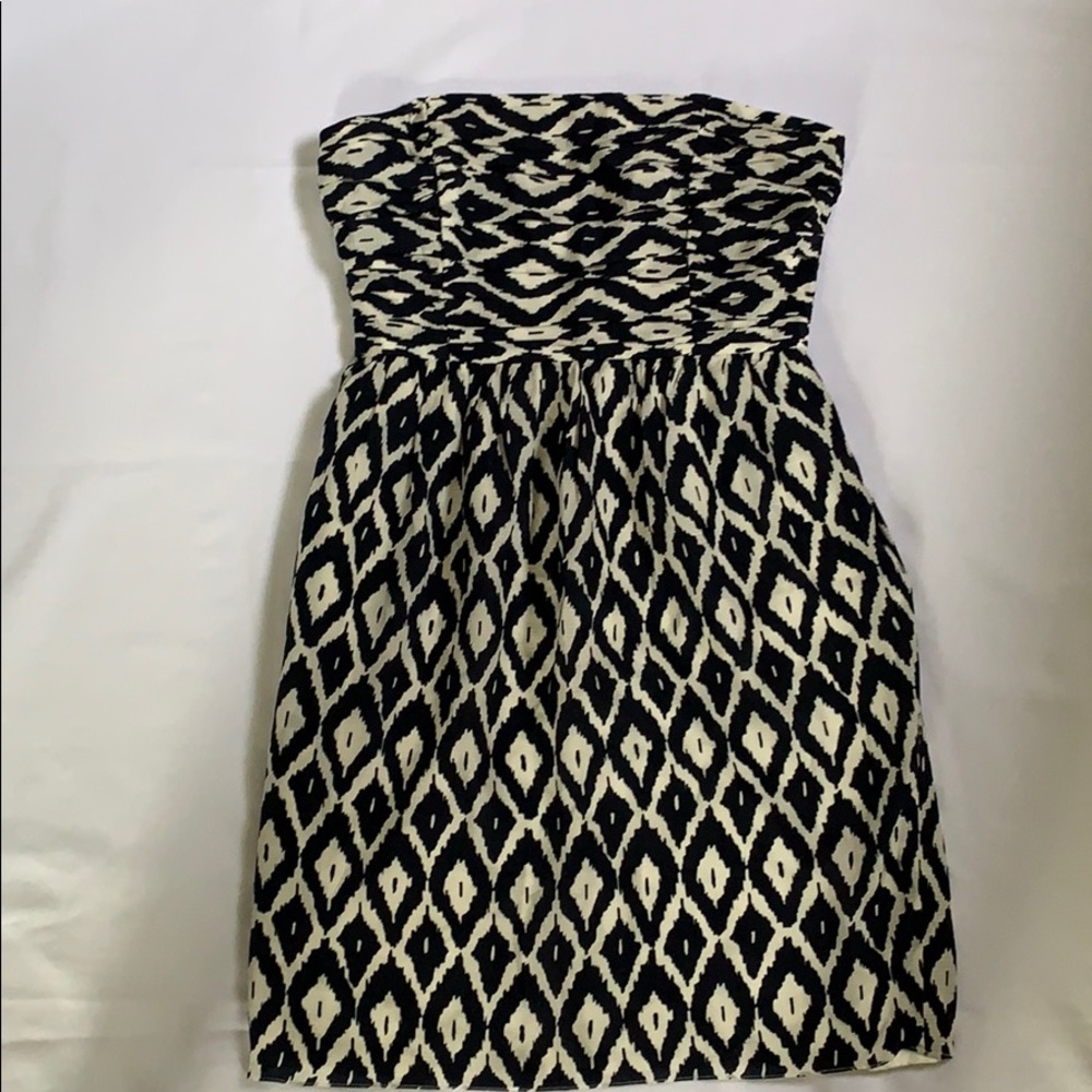 Shoshanna ikat strapless dress